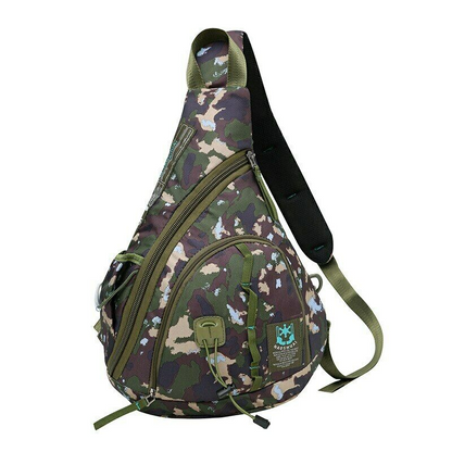 25L Large Shoulder Bag Tactical Chest Bag Military Fishing Sling Backpack