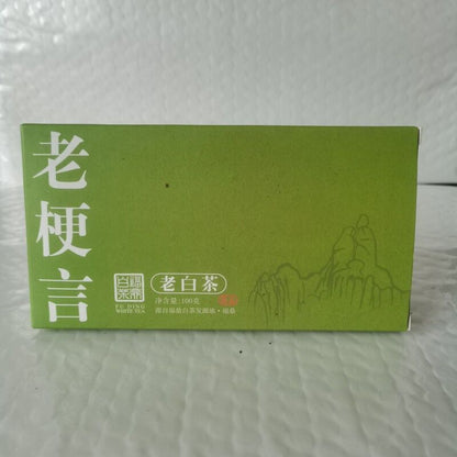 100g Natural Fuding White Tea Brick Health Dry Tea Traditional Craft Tea