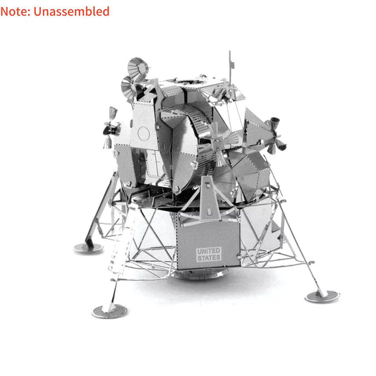 8cm DIY Metal 1/50 Scale USA Apollo Lunar Module Not Assembled Model Toy Gift