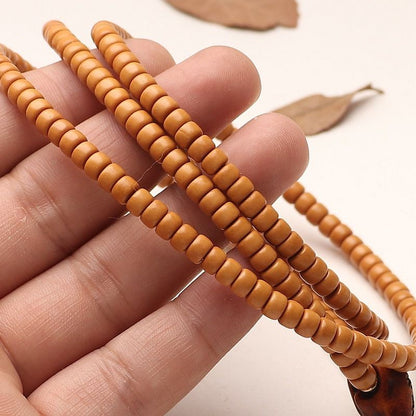 Handmade Olive Nut 200 Beads Mala 5x3mm Old Type Prayer Beads