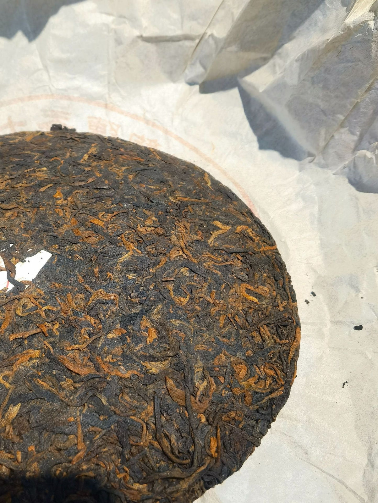 Laobanzhang Puerh Tea Ripe Tea Mellow Golden Hair Collection Ripe Tea Cake 357g