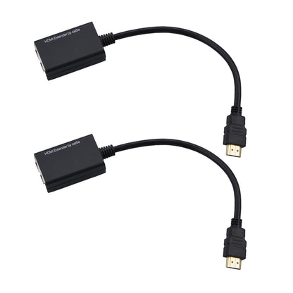 30M 98ft HDMI Extender Balun Using Cat5e/CAT6 Cable 1080p Sender/Rreceiver