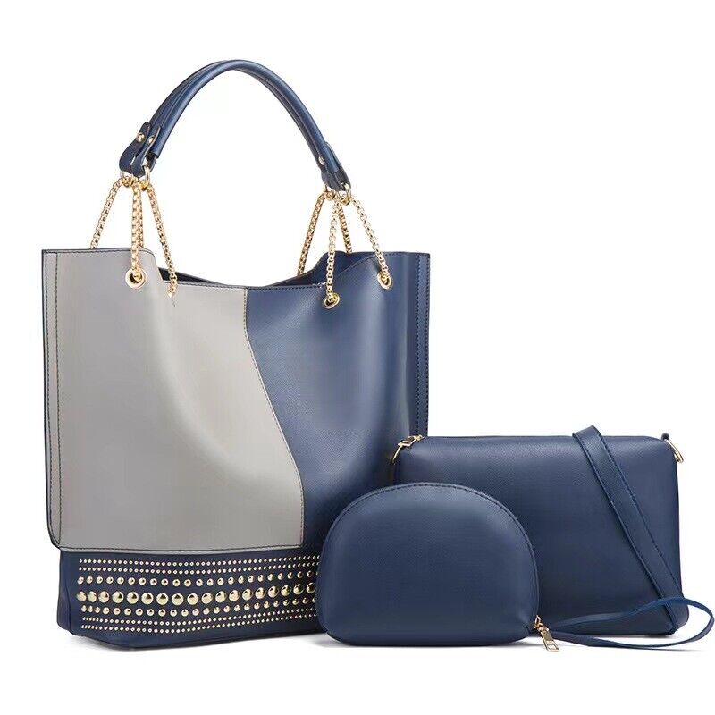 Women Bag 3PCS Fashion Design, PU Handbags Shoulder Crossbody, Christmas Gift