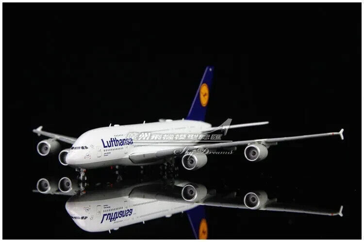 1:400 JC Wings Lufthansa AIRBUS A380 Passenger Aircraft Diecast Airplane Model
