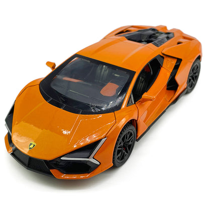 1:32 2023 Lamborghini Revuelto Model Toy Car Diecast Toy Vehicle Metal Orange