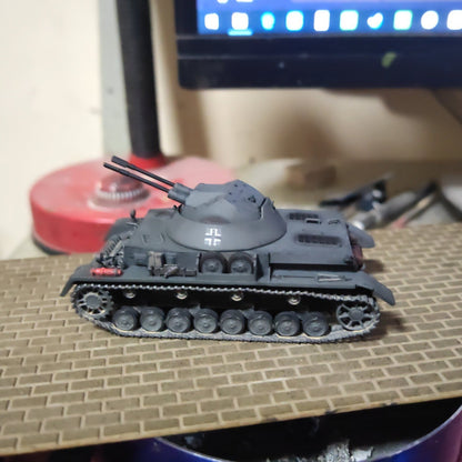 3D Printed 1/72 Jgermany No. 4 Ball Flash Tank Finished Product
