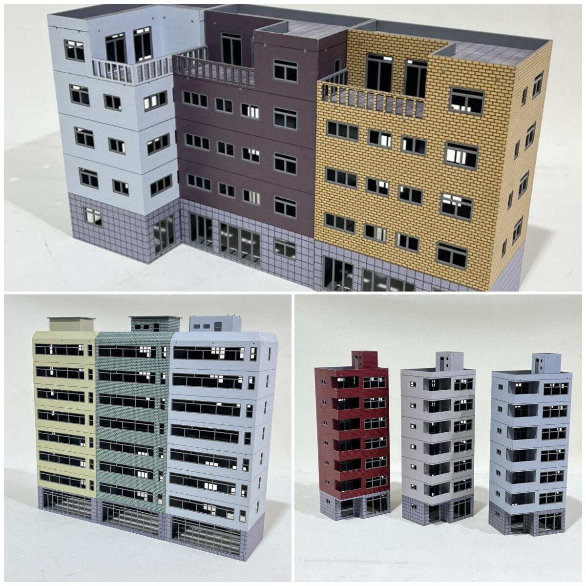 HO Scale 1/87 Building Model Railroad Layout Office House Scene Model