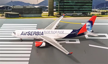 for Phoenix Air Serbia for Airbus A330-200 YU-ARB 1:400 Aircraft Pre-built Model