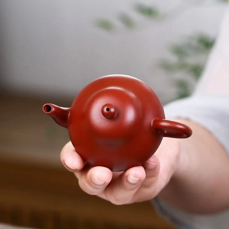 Tea Pot 100ml Real Yixing Zisha Dahongpao Clay Marked 7 Infuser Holes Master Pot