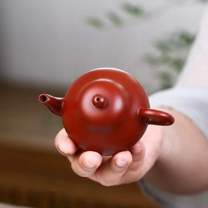 Tea Pot 100ml Real Yixing Zisha Dahongpao Clay Marked 7 Infuser Holes Master Pot
