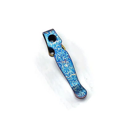 1PC. Knife Titanium Deep Carry Pocket Clip for Genuine Spyderco Shaman C229