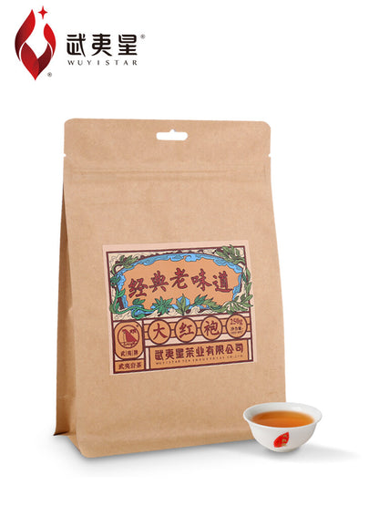 Wuyi Star Classic Old Flavor Big Red Robe Da Hong Pao Fujian Oolong Tea 250g