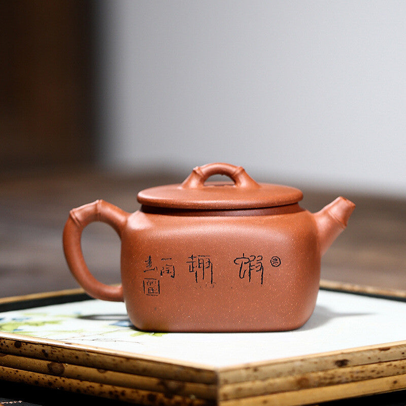 On Sales Yixing Zisha Jiangpo Clay Tea Pot Shrimp Design Master Pot Handmade New