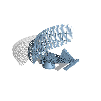 Yao's Studio LY350240 1/350 Model US Navy Sps49 Air Search Radar Antenna