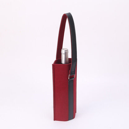 Wine/beer Bag Felt Beer Wine Protective Handbag Storage Bag Portable Carrier