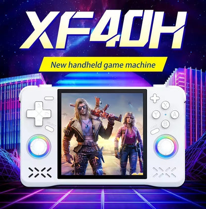 XF40H 4.0" IPS Screen Linux System Retro Pocket Handheld Game Console PSP