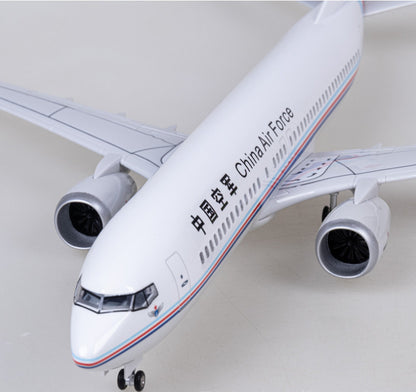 1:85 47CM China Air Force BOEING 737 MAX Airplane Landing gear Resin Model