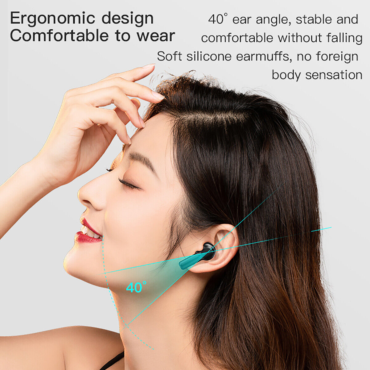 For LG V60/V50/V40/V35 ThinQ 5G Wireless Earbuds Stereo Bluetooth 5.0 Headphones