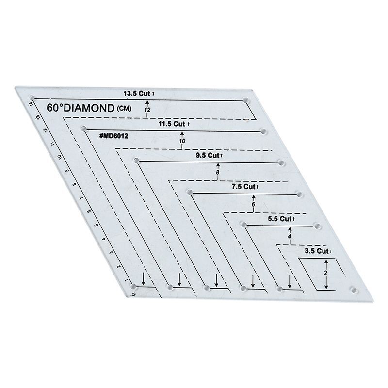 Patchwork Ruler Transparent Acrylic Quilting Yardstick Cloth Cutting Sewing Tool