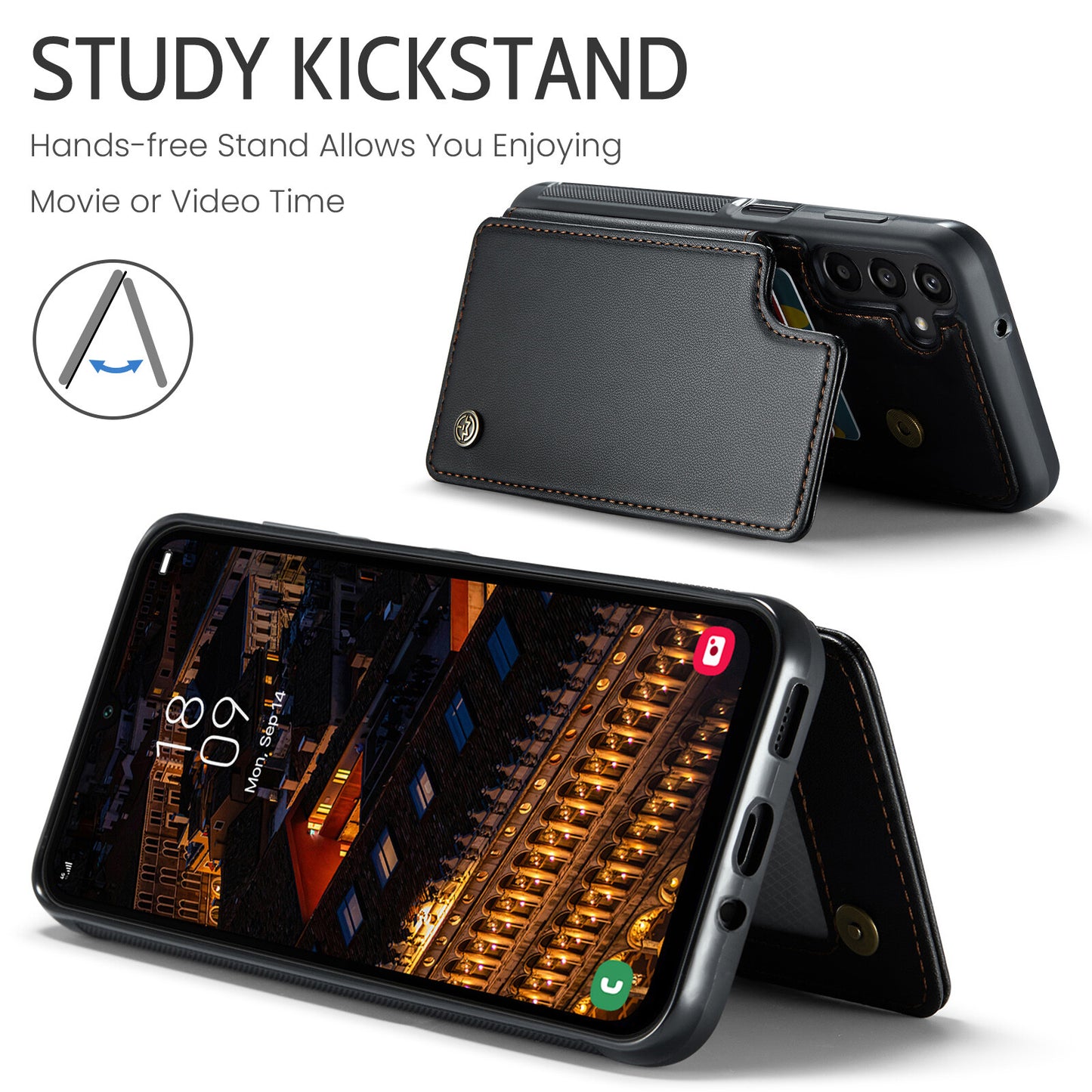 For Samsung Galaxy A36 A56 Wallet Case with Card Holder Women Men RFID Blocking
