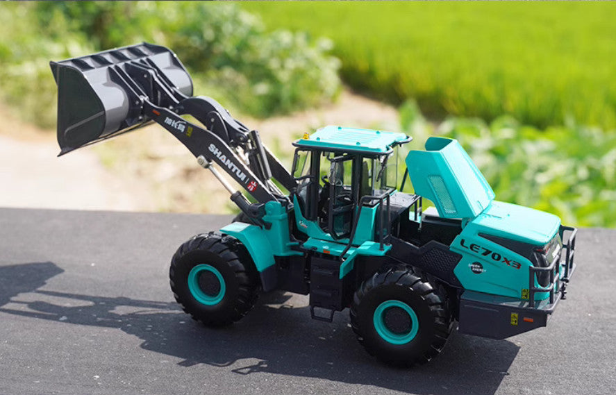1:35 26CM SHANTUI LE70-3X Loader Construction Equipment Machine Diecast Model