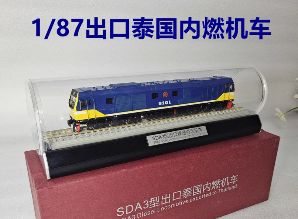 1:87 SDA3 Diesel Locomotive Exported to Tailand Train Diecast Model Collection
