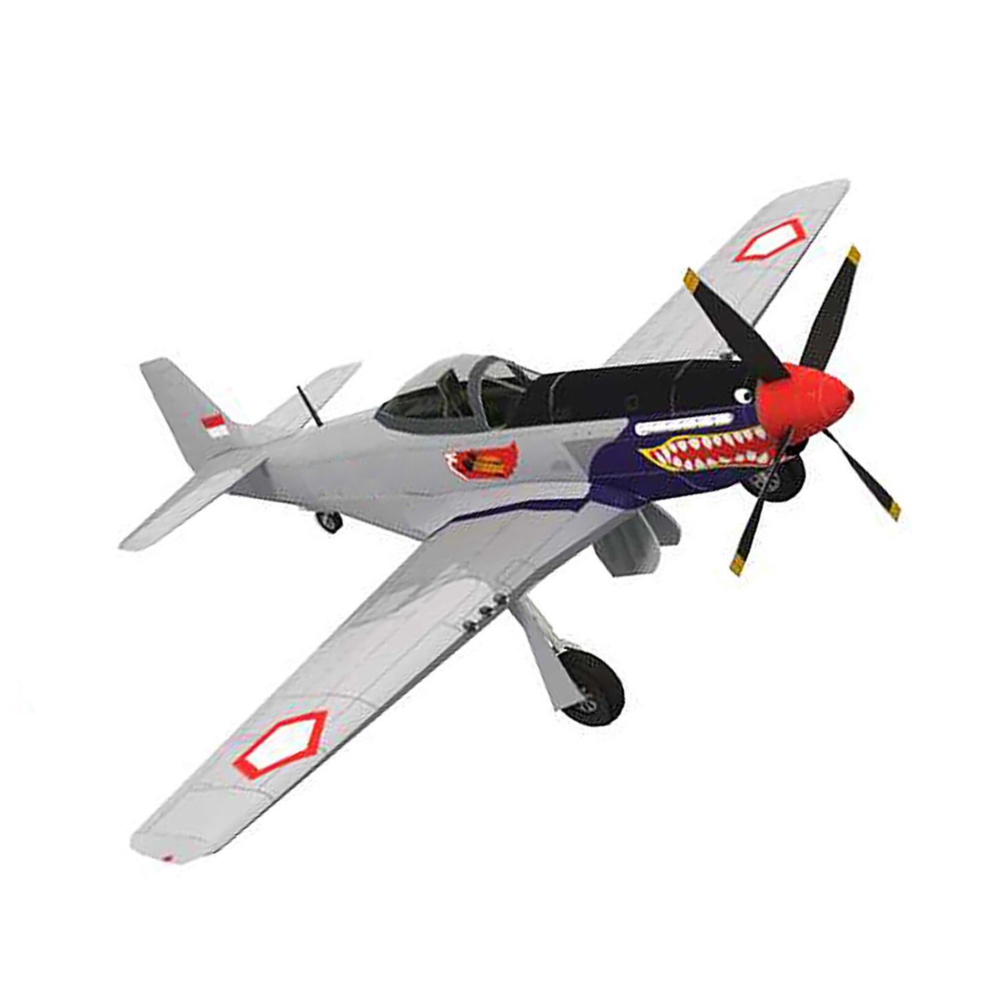 DIY 1:33 P-51D Mustang Fighter Paper Model Military Puzzle Kit Paper Plane Model