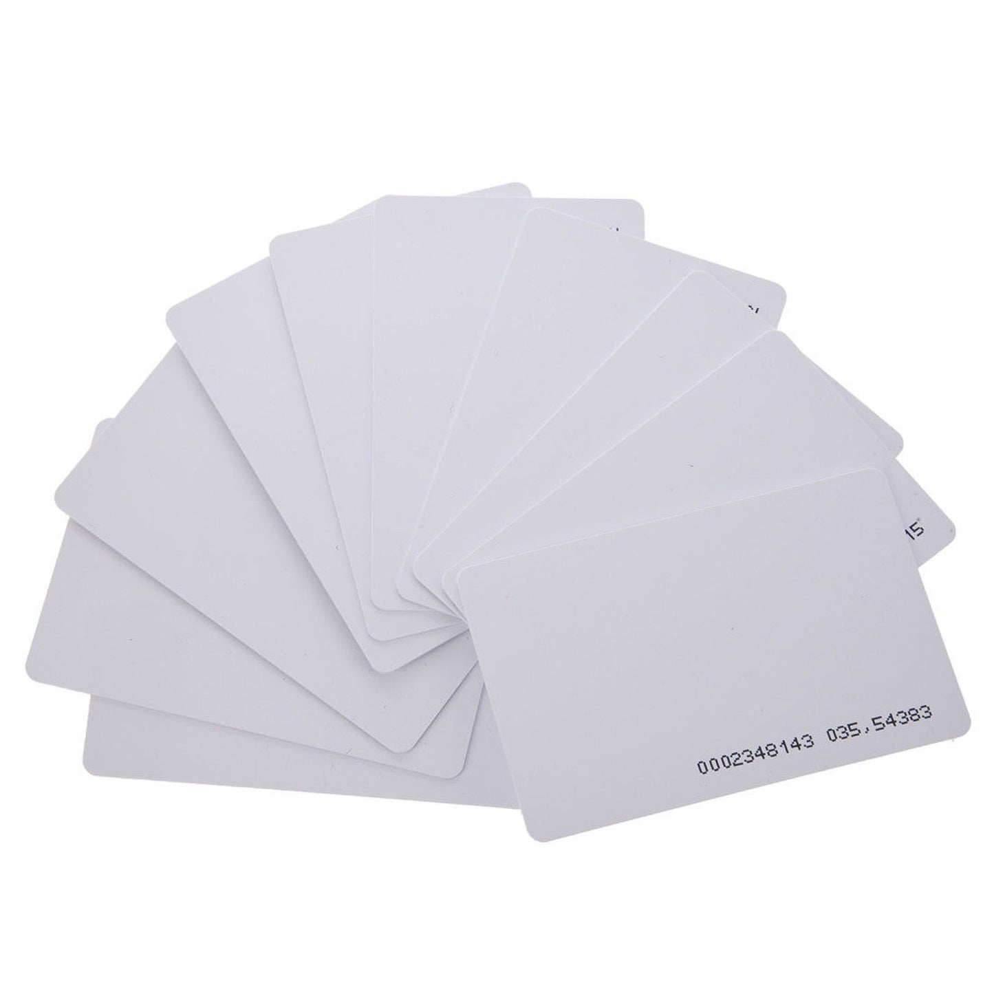 50Pcs 125Khz Door Entry Access Proximity RFID White Cards Token TK4100 EM4100