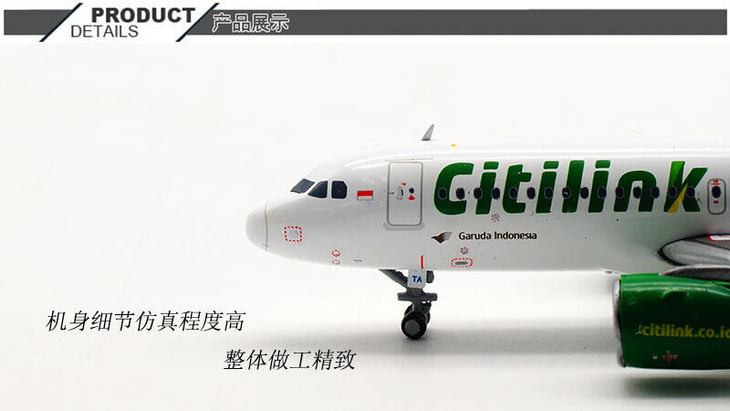 1:400 JC WINGS Scoot AIRBUS A320-200 Passenger Airplane Diecast Aircraft Model