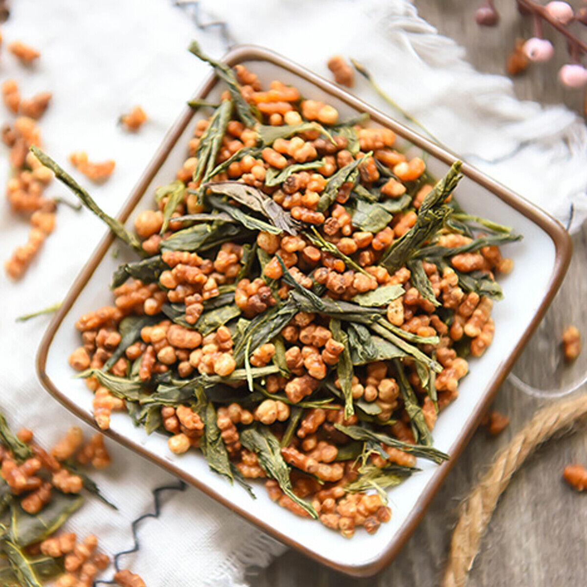 Premium Organic Brown Rice Green Tea Herbal Tea Bulk Sushi Restaurant Healthcare