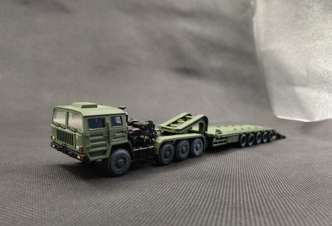 1/72 China Army Tai 'an TA4410 tank Trailer Army Green Painted Finished Model