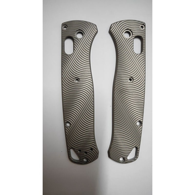 1 Pair Titanium Alloy Handle Scales for Benchmade Bugout 535 Knives