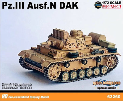 Dragon 63260 III Tank N DAK 501st Heavy Armor Battalion 1942 Limited Editions