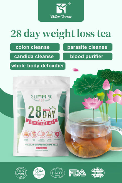 Weight Loss Tea Cleanse 28 Days Detox Slimming Tea Loss Weight Boost Metabolism