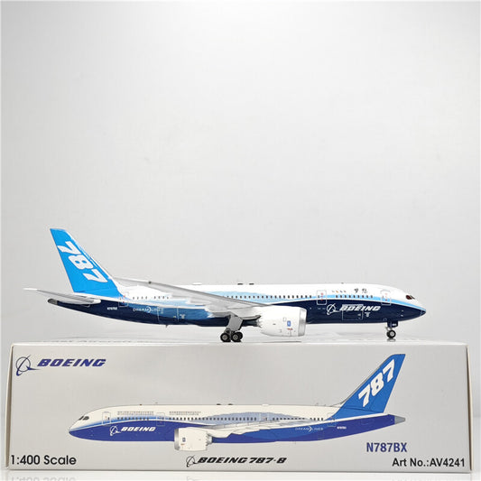 1:400 Aviation BOEING B787-8 Passenger Airplane Diecast Plane Model