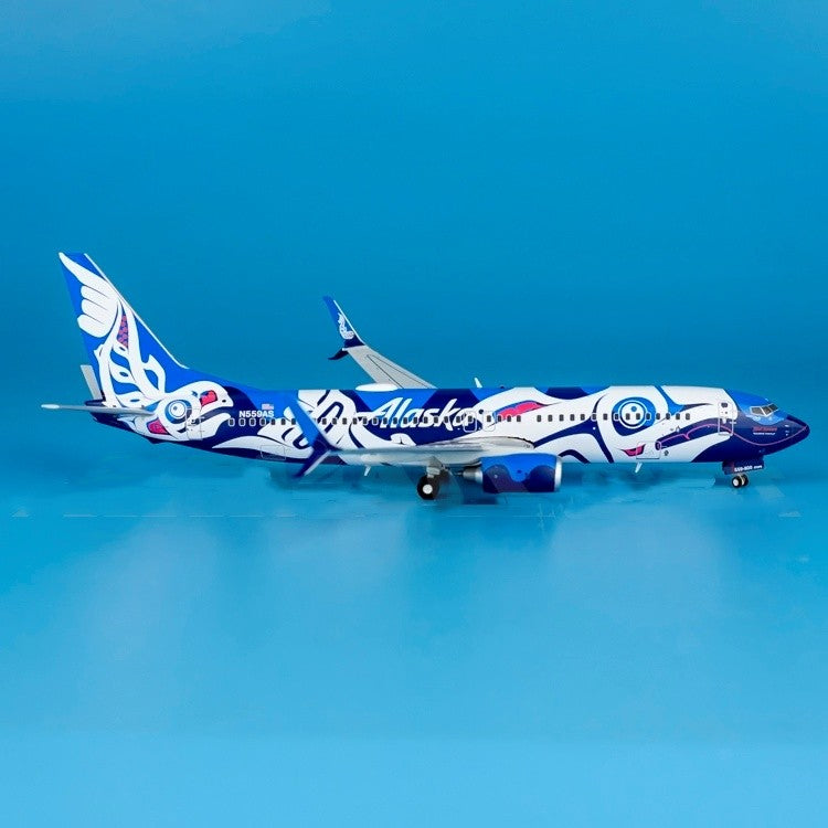 1:200 Geminijets Alaska Airlines Boeing 737-800S Passenger Plane Diecast Model
