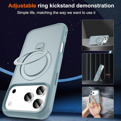Magnetic Compatible with Iphone 17 Pro Max Case with Stand [Military Grade Drop