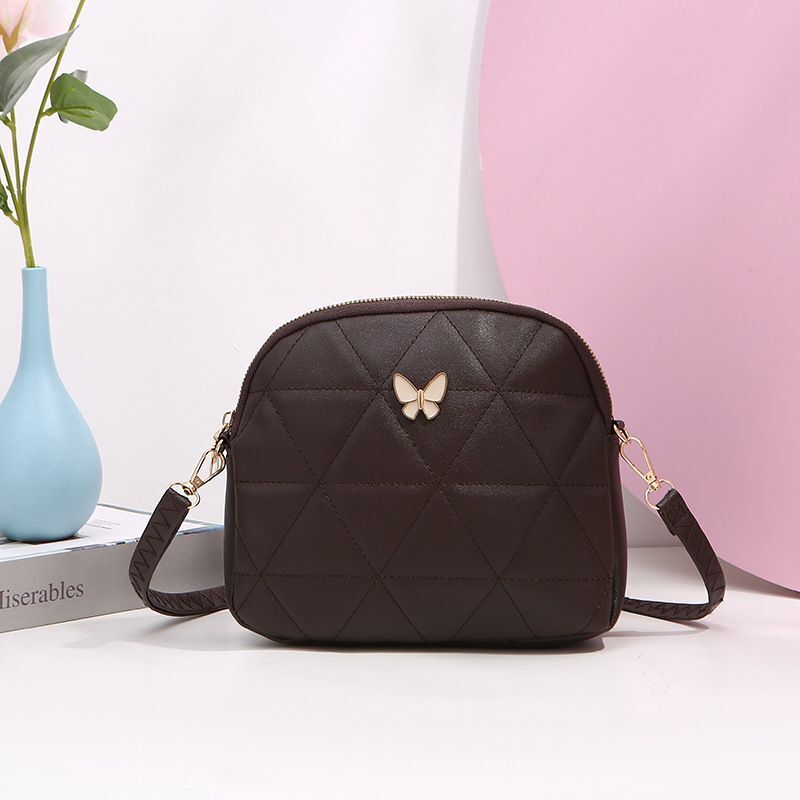 Triangle Embroidery Shoulder Bag Trend Ladies Crossbody Bags Vintage Messenger