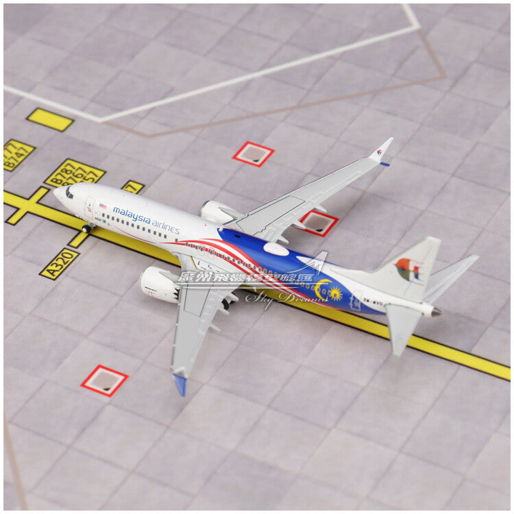 1:400 JC Wings Malaysia Airlines BOEING 737 MAX 8 Airplane Diecast Plane Model