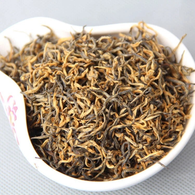 500g Organic Supreme Dianhong Golden Buds JIN SI Dian Hong Gold Yunnan Black Tea