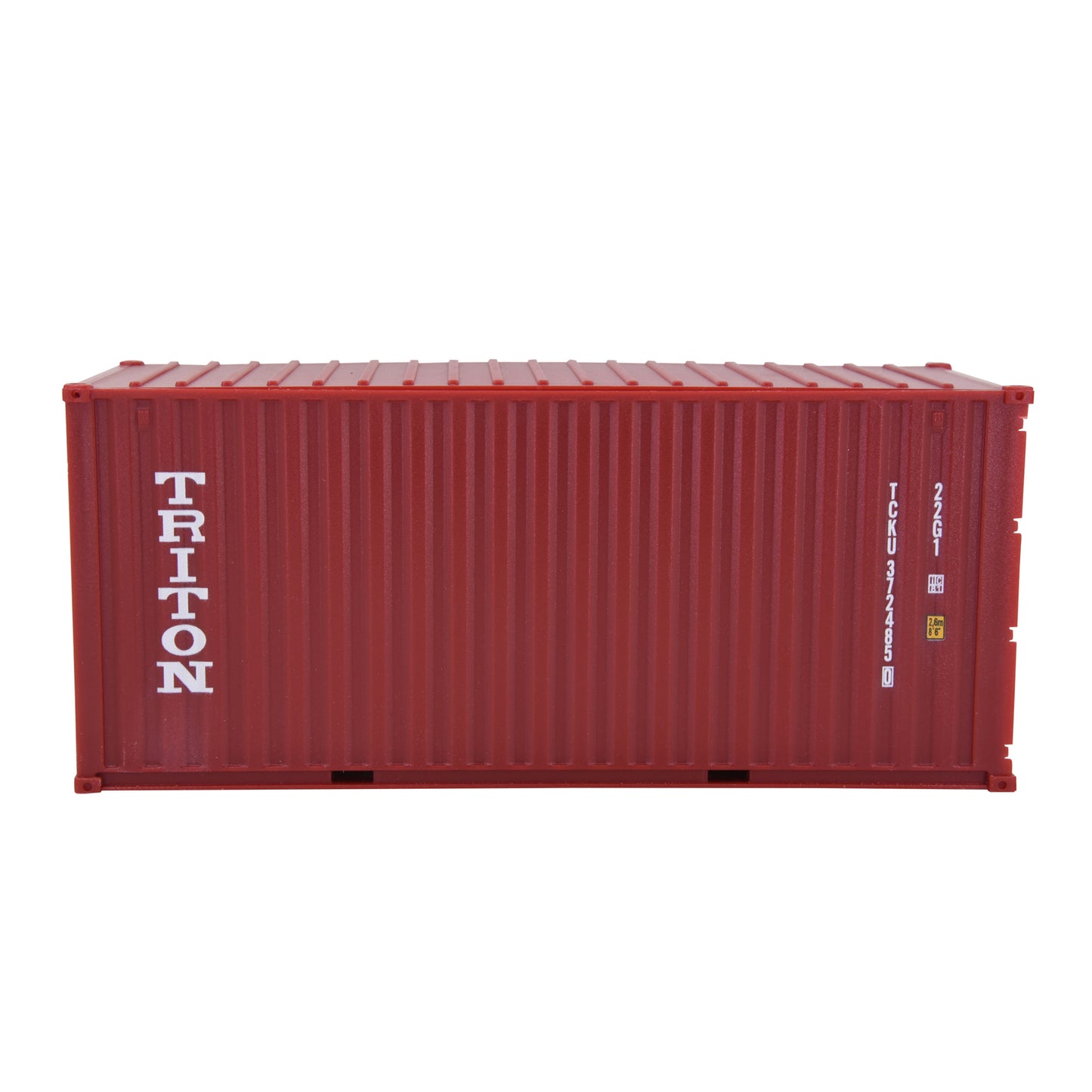 1:35 TRITON 20GP Shipping Container Model Plastic Office Home Decorate Toy