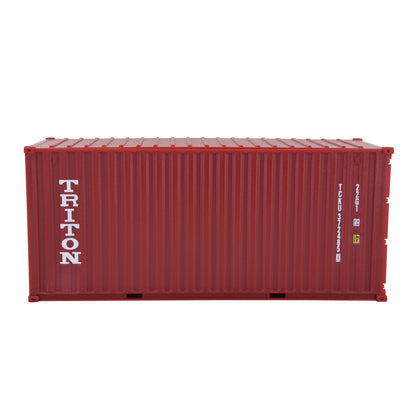 1:35 TRITON 20GP Shipping Container Model Plastic Office Home Decorate Toy
