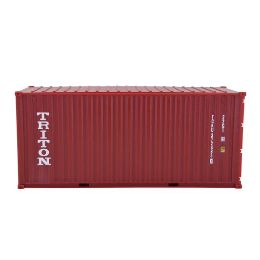 1:35 TRITON 20GP Shipping Container Model Plastic Office Home Decorate Toy