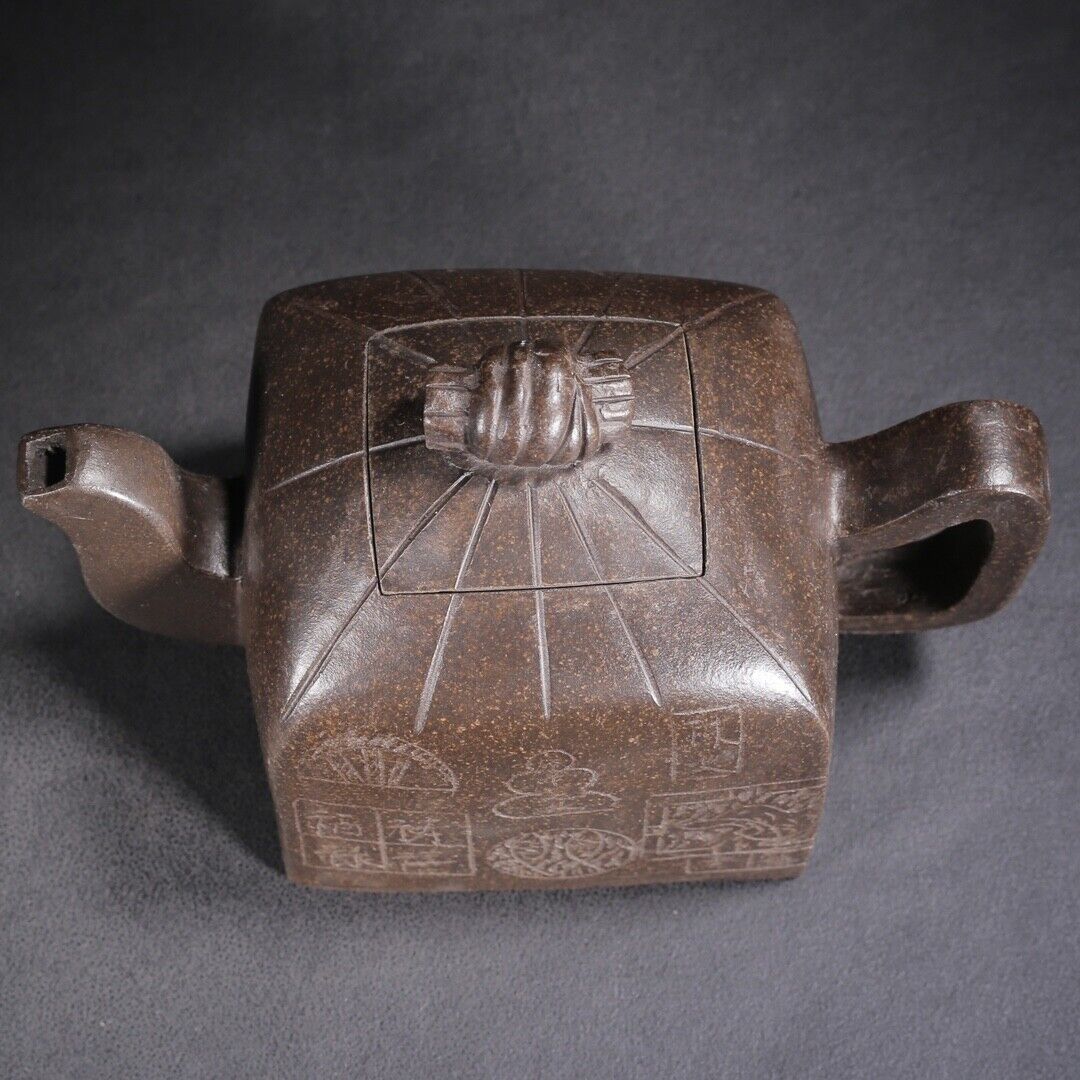 Vintage Chinese Yixing Purple Clay Teapot Zisha Ceremony Fashion Gift Teaware