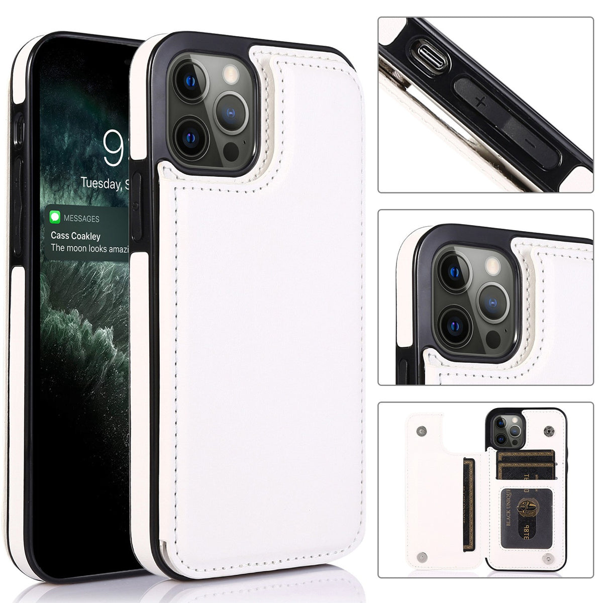Flip PU Leather with Card Holder Wallet Stand Phone Case for Samsung S26/S25/S24