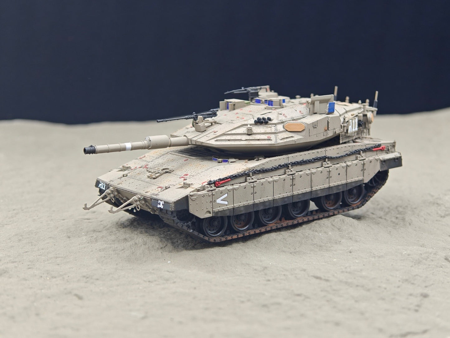 3D Printed 1/72 Israel Mekawa 4M Main Battle Tank Finished Product