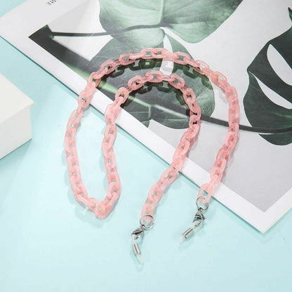 Acrylic Chain Face Mask Necklace Glasses Sunglasses Straps Women Men Neck Holder