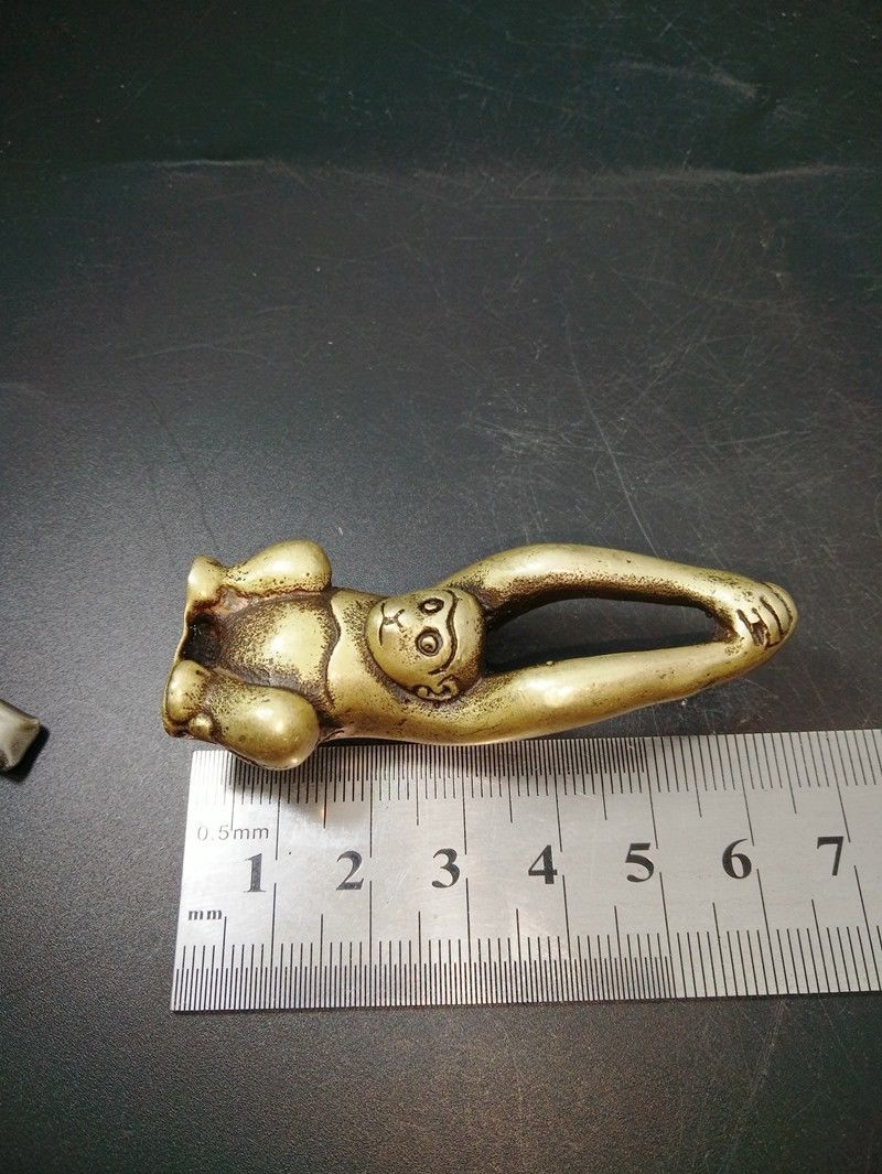 Collectibles china brass hand made Chinese Zodiac monkey statue