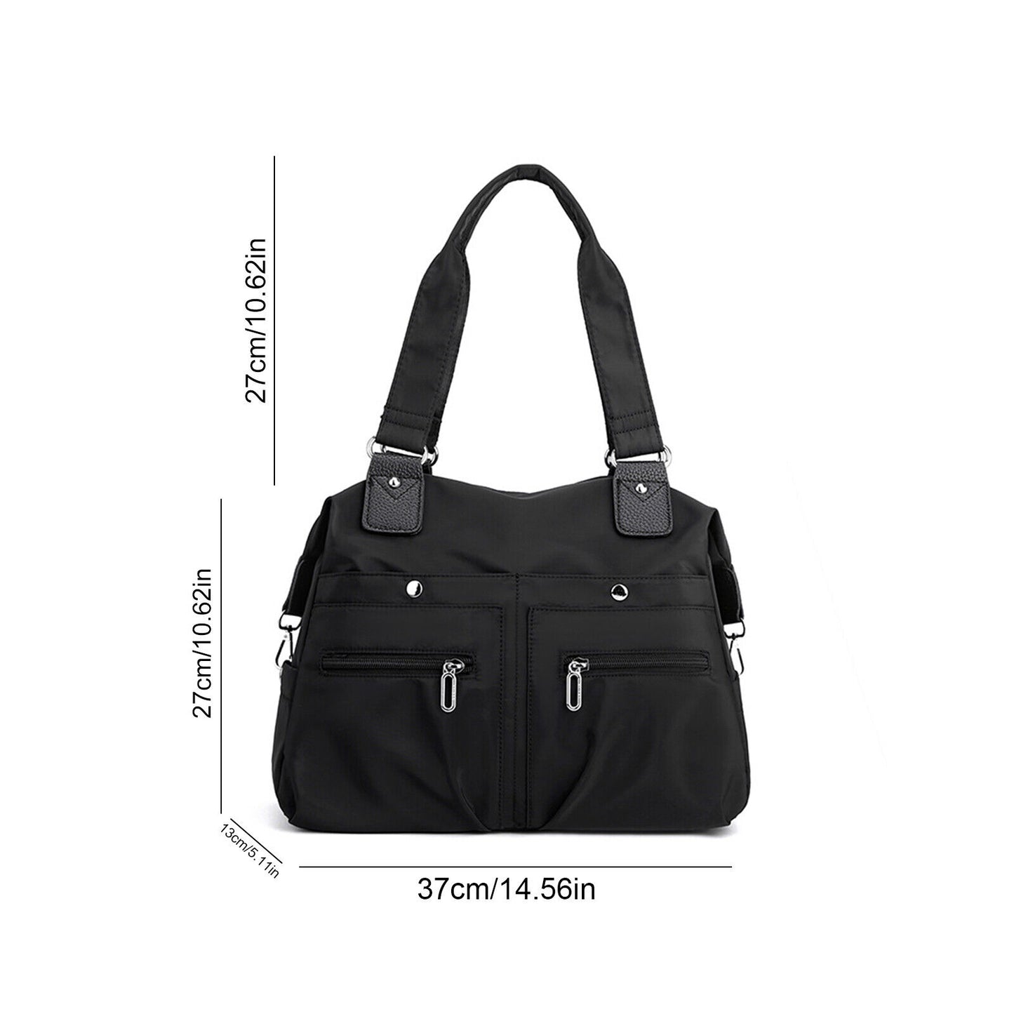 Crossbody Bags for Women Multi Pocket Shoulder Bag Nylon Travel Purse Tote Bag