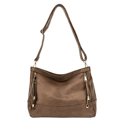 Celela Women PU Leather Tote Shoulder Bag Crossbody Bag Handbag Purse USA STOCK